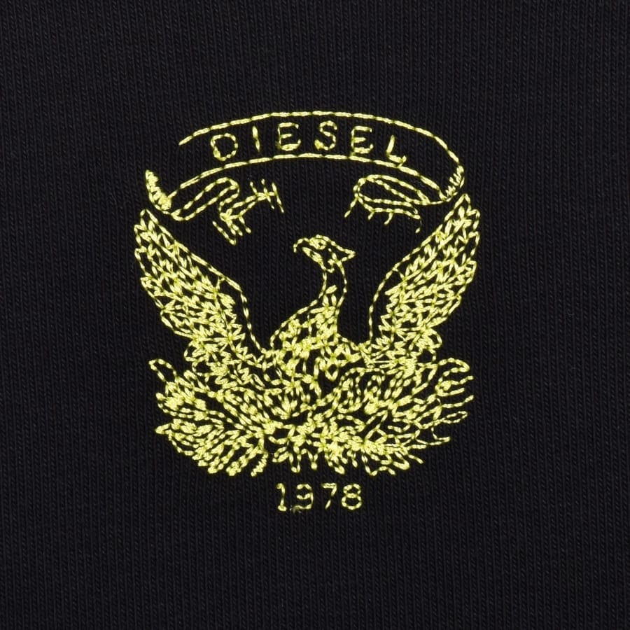Diesel S Ginn T1 Logo Sweatshirt Black