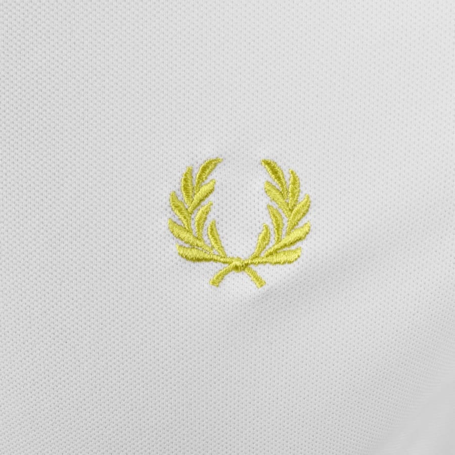 Fred Perry Tennis Tipped T Shirt White