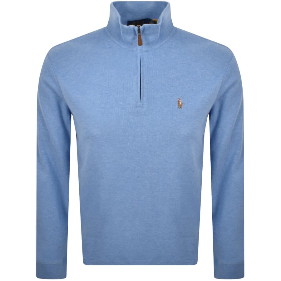 Ralph Lauren Half Zip Sweatshirt Blue