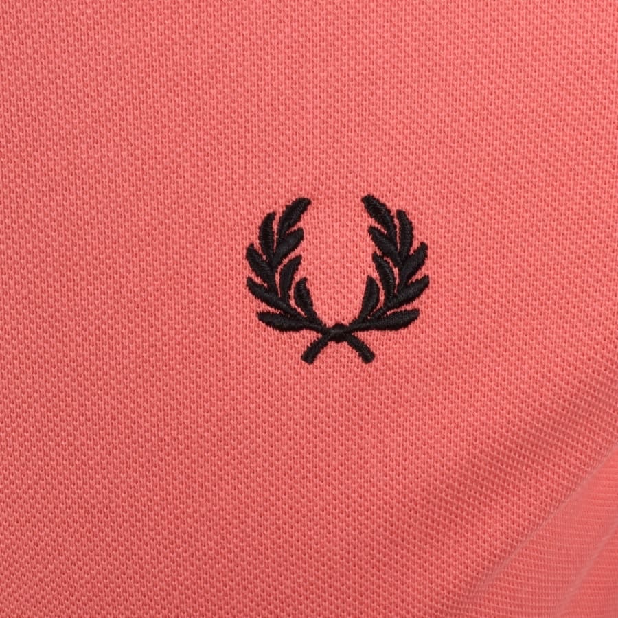 Fred Perry Twin Tipped Polo T Shirt Red