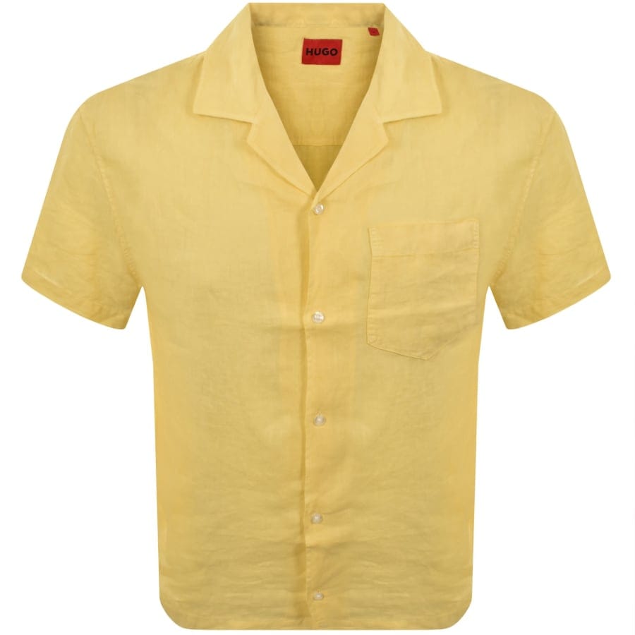 HUGO Exolino Shirt Yellow