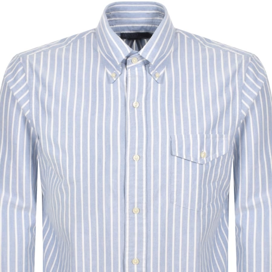 Ralph Lauren Stripe Shirt Blue And White