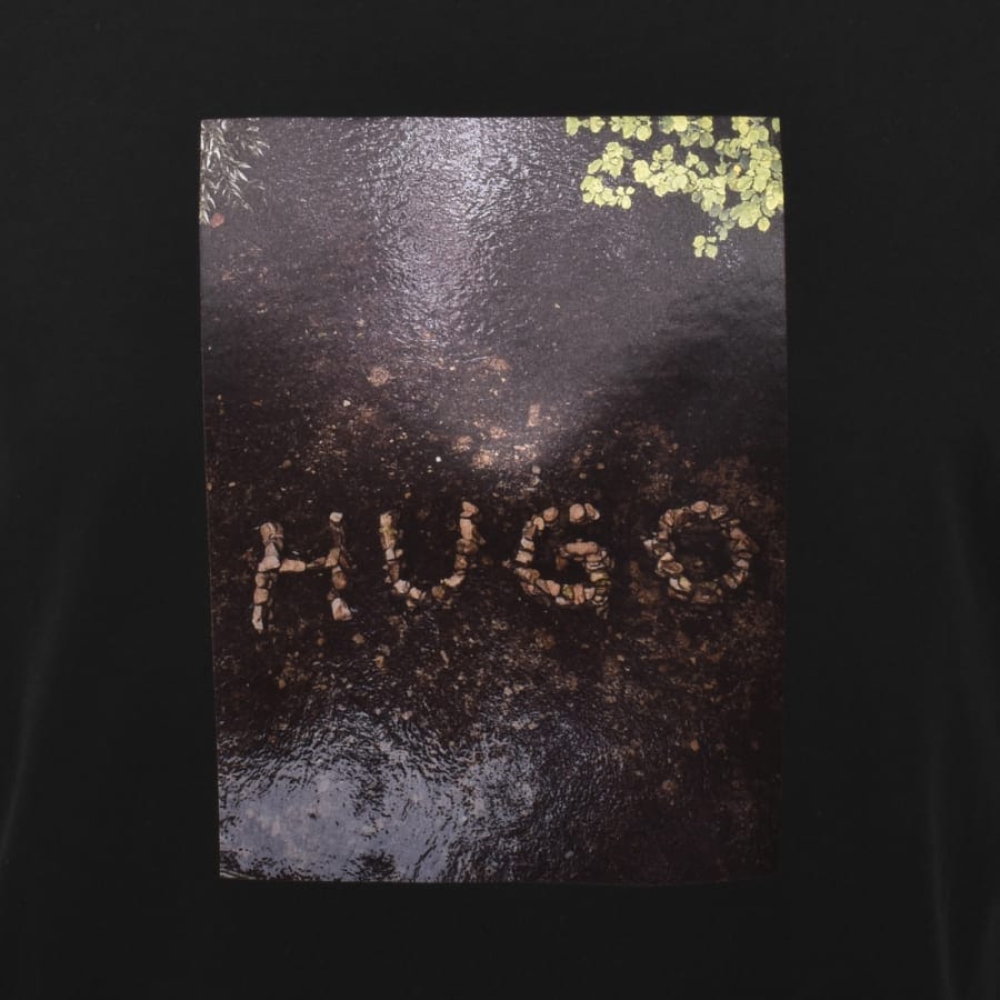 HUGO Doreston Crew Neck T Shirt Black