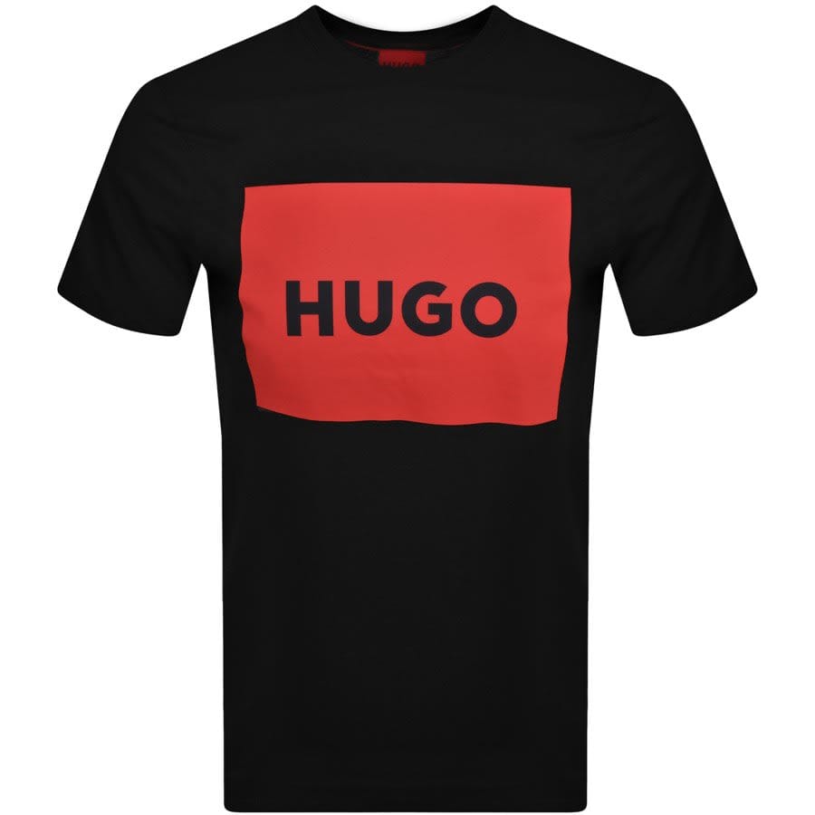 HUGO Dulive Crew Neck T Shirt Black