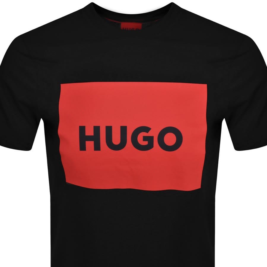HUGO Dulive Crew Neck T Shirt Black