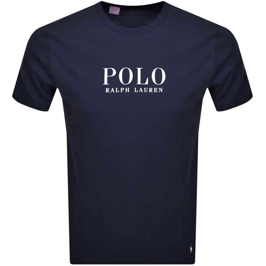 Ralph Lauren Logo Crew Neck T Shirt Navy