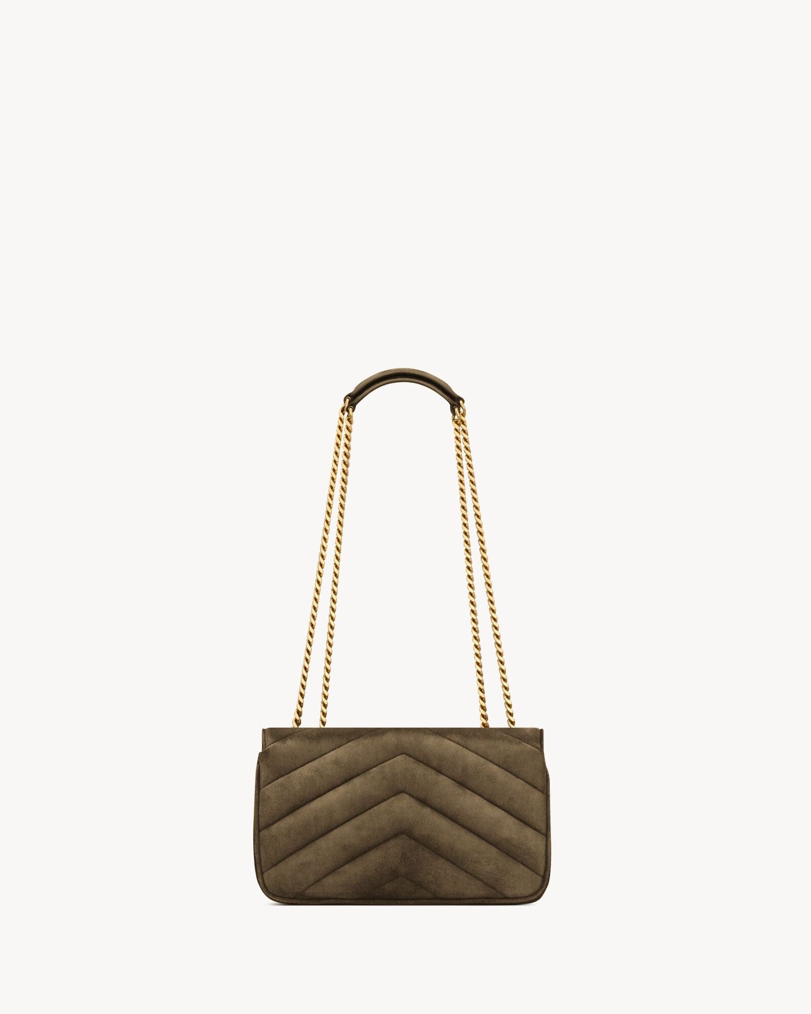 Saint Lauren LOULOU small in MATELASSÉ suede