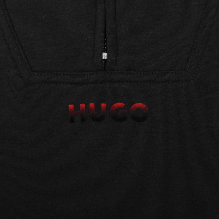 HUGO Atlas Half Zip Sweatshirt Black