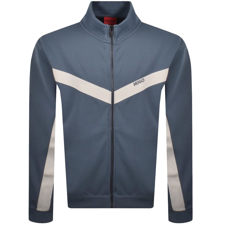 HUGO Darti Full Zip Sweatshirt Blue