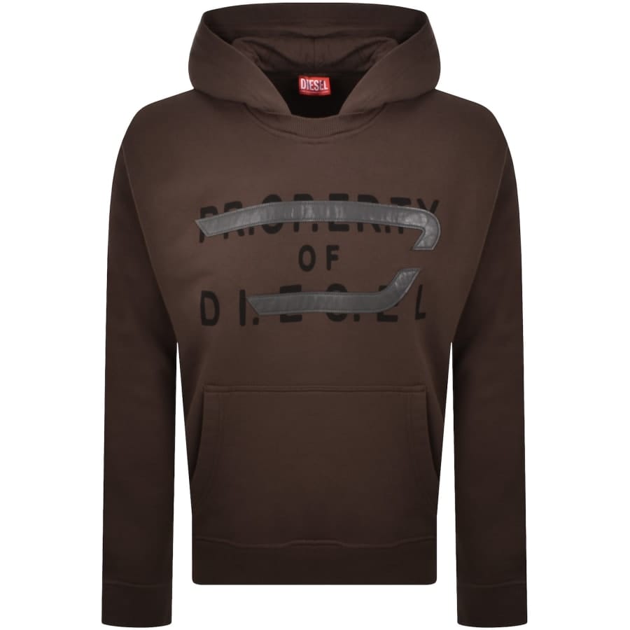 Diesel S Norman Hoodie Brown