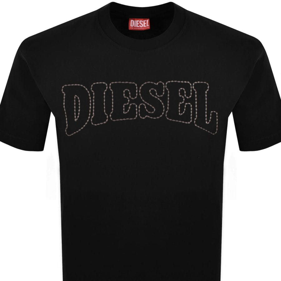 Diesel T Norm V10 T Shirt Black