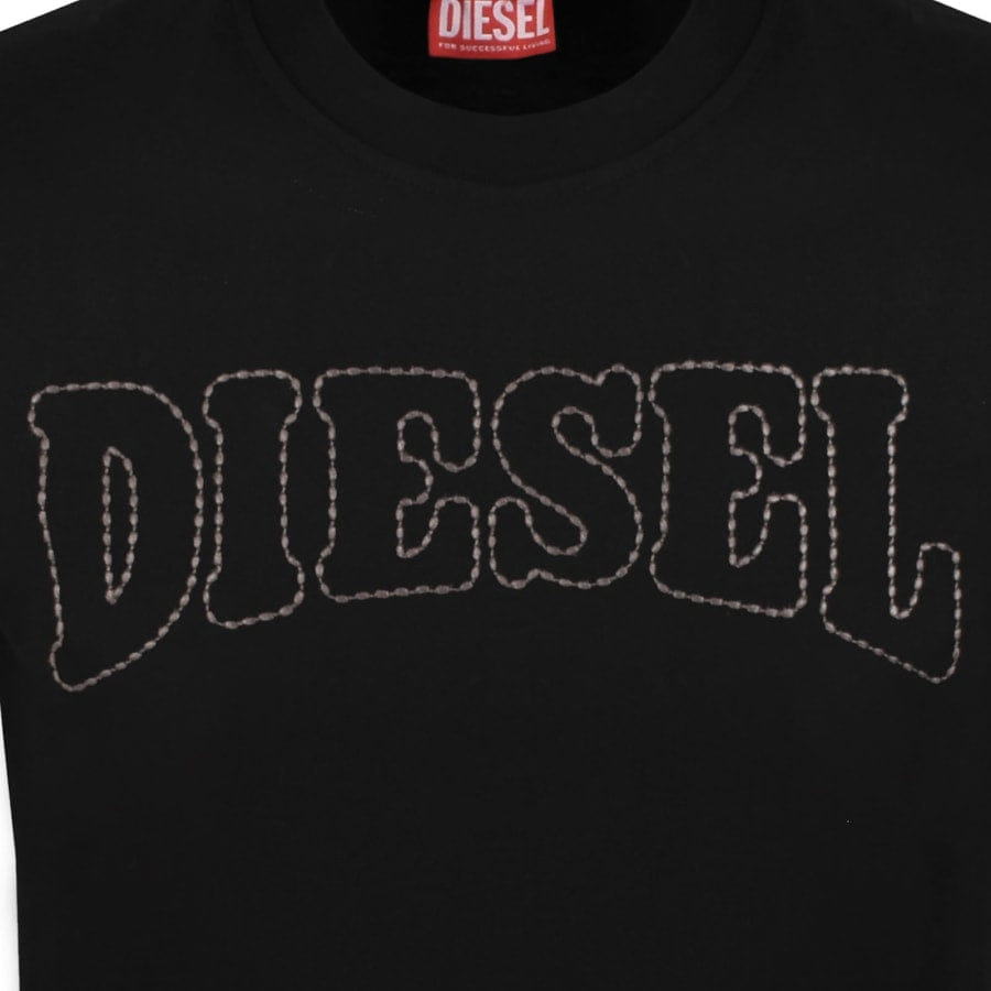 Diesel T Norm V10 T Shirt Black
