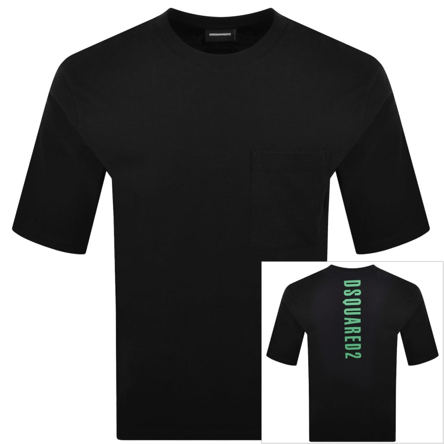 DSQUARED2 Loose Fit T Shirt Black