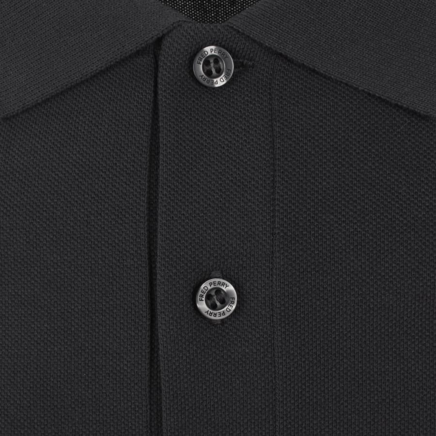 Fred Perry Jacquard Cuff Polo Anchor Grey