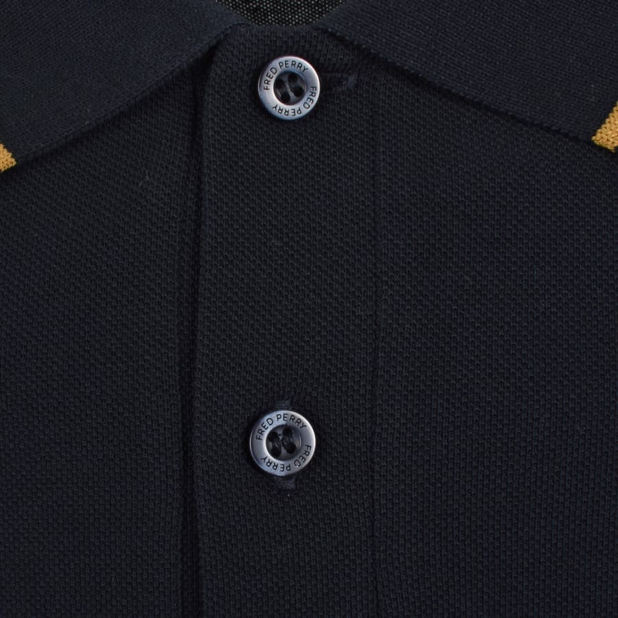 Fred Perry Twin Tipped Polo T Shirt Navy