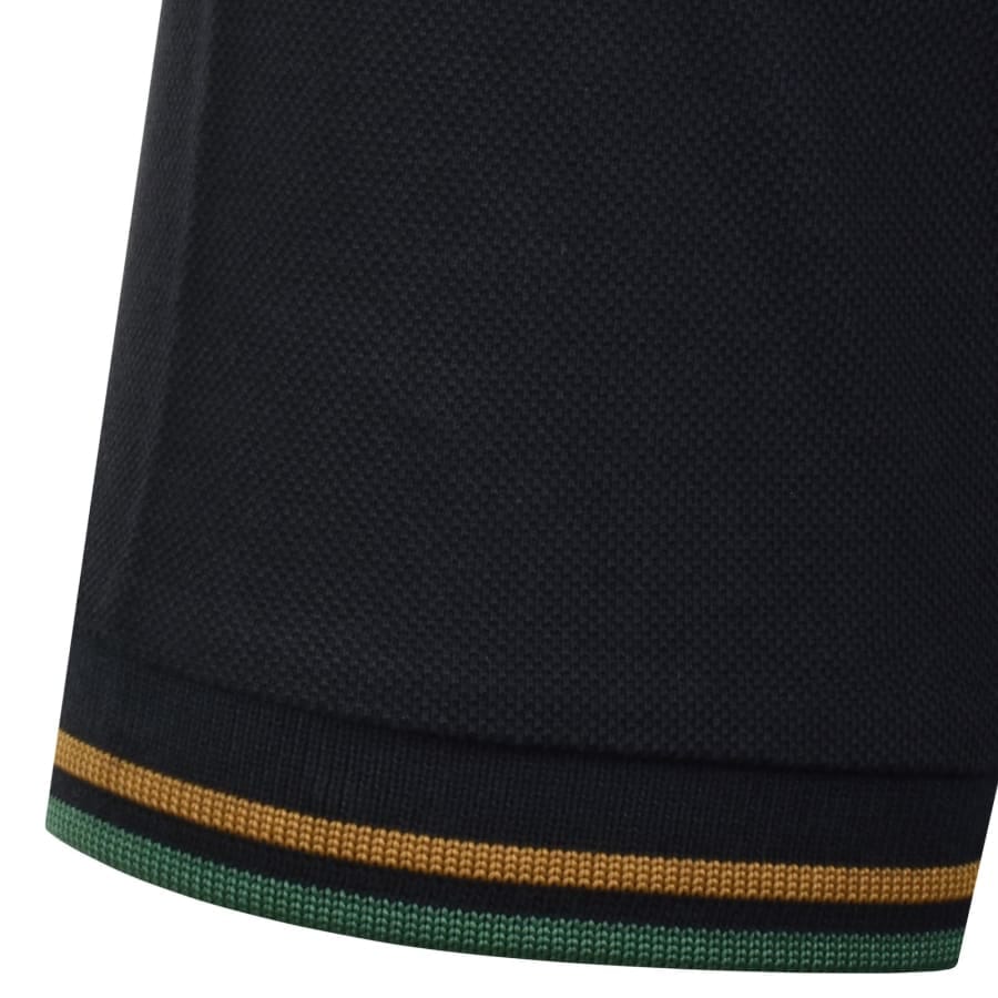 Fred Perry Twin Tipped Polo T Shirt Navy