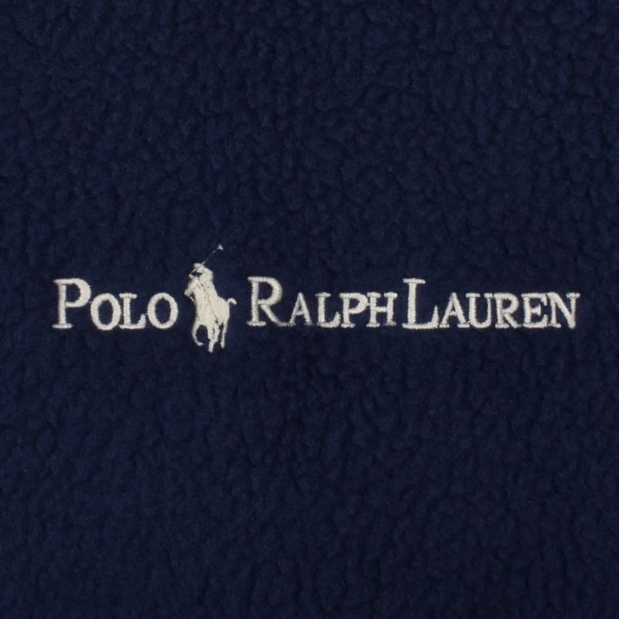Ralph Lauren Borg Fleece Hoodie Navy