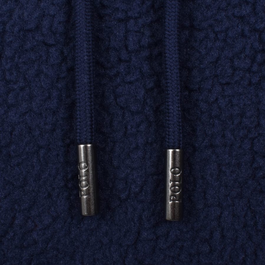 Ralph Lauren Borg Fleece Hoodie Navy