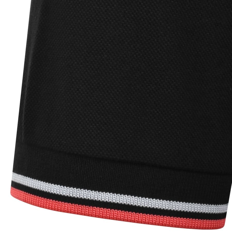 Fred Perry Twin Tipped Polo T Shirt Black