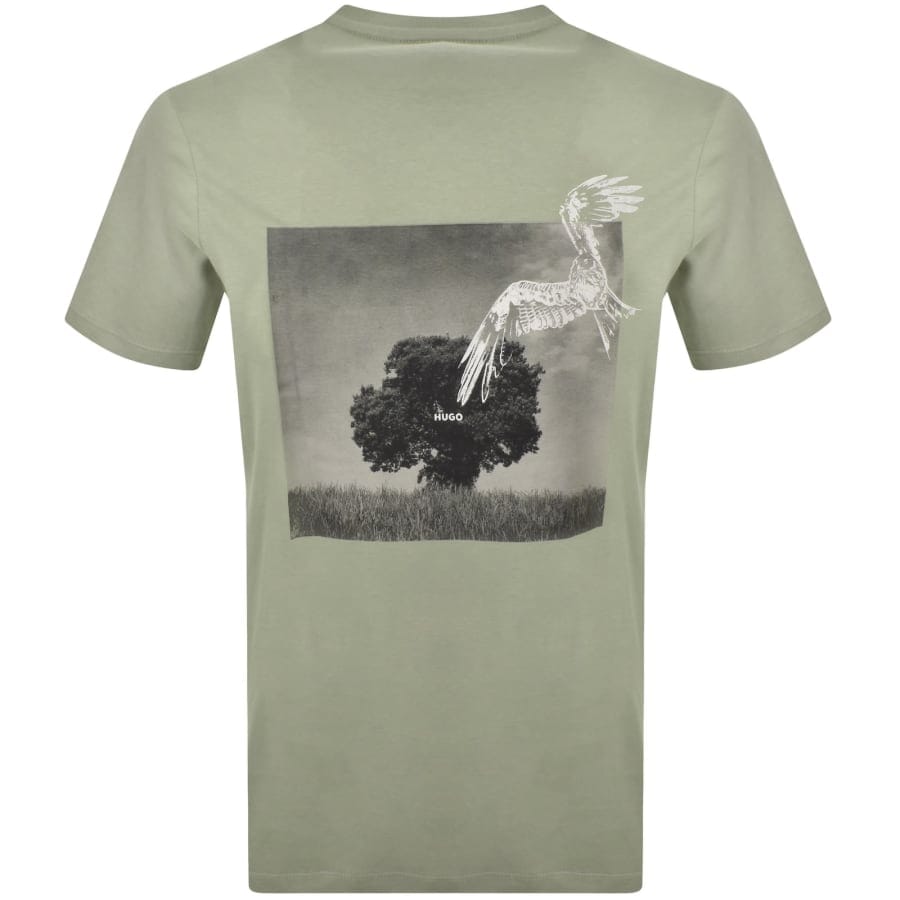HUGO Derlyns T Shirt Green