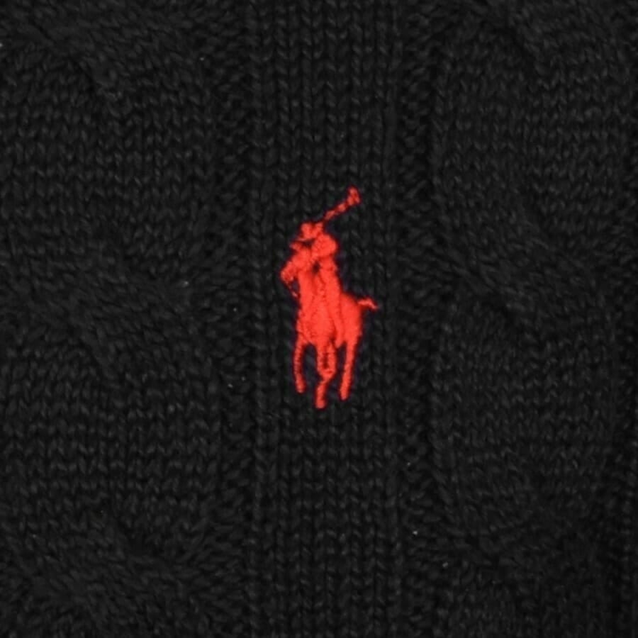 Ralph Lauren Driver Crew Neck Knit Jumper Black