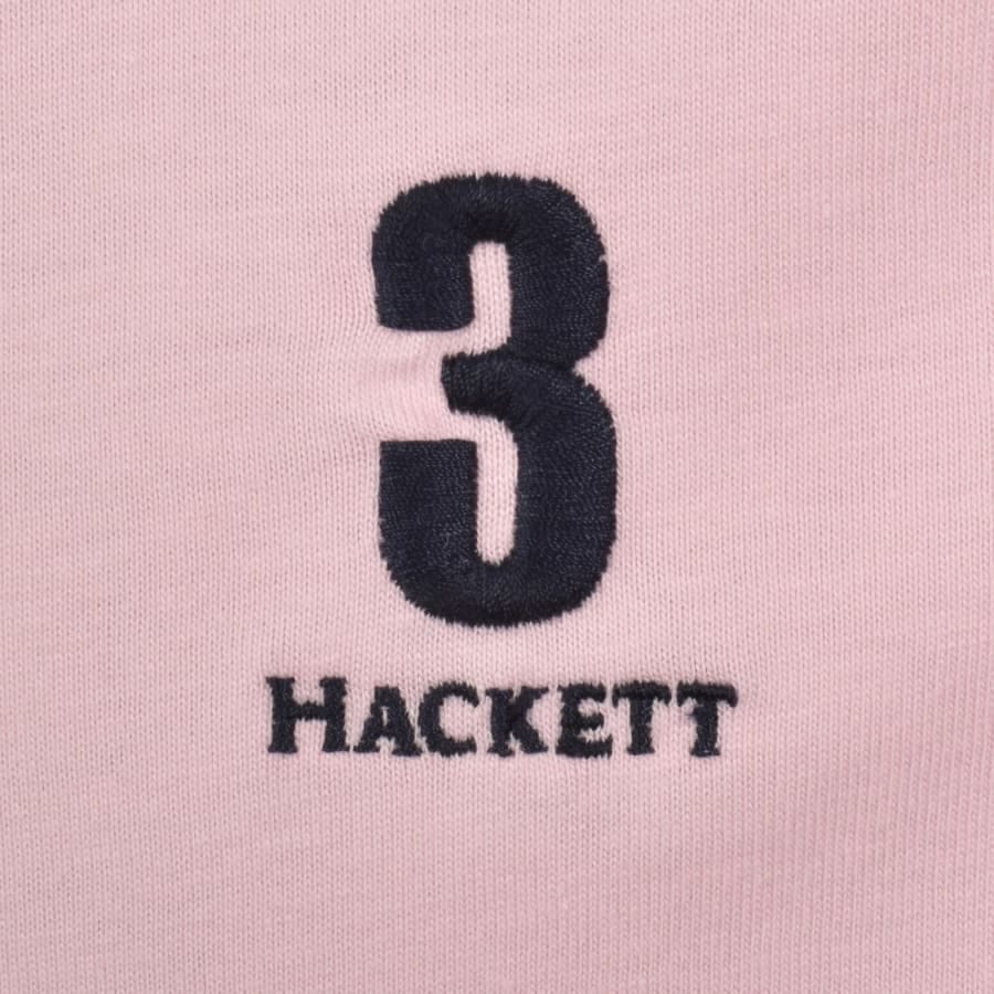 Hackett Heritage Number T Shirt Light Pink