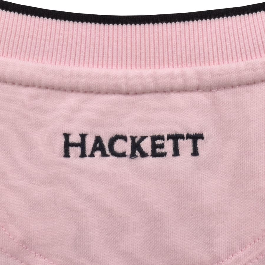 Hackett Heritage Number T Shirt Light Pink