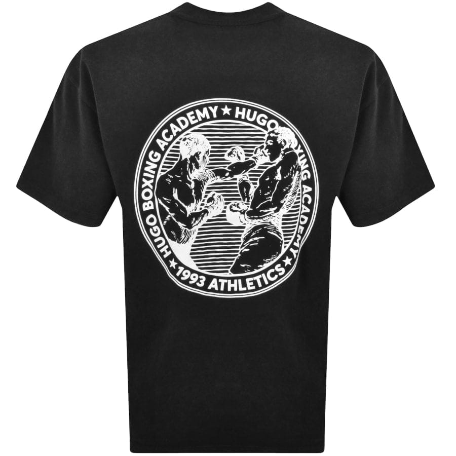 HUGO Dwresto Crew Neck T Shirt Black