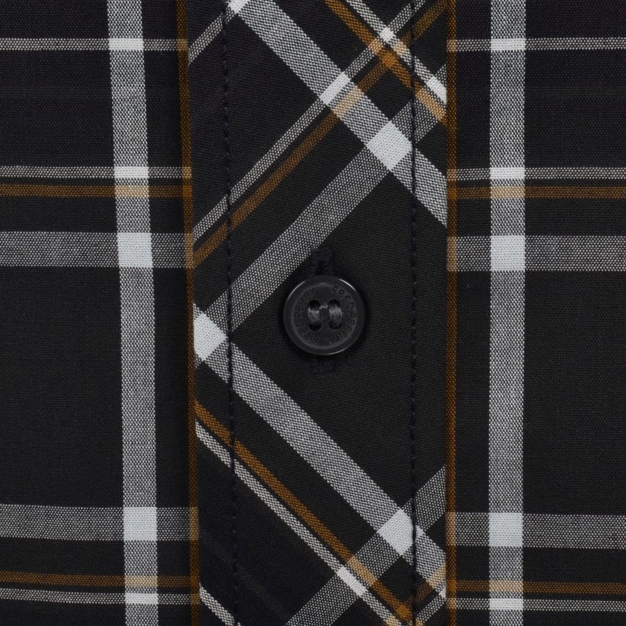Fred Perry Long Sleeve Tartan Shirt Grey