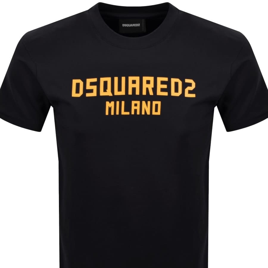 DSQUARED2 Logo Cool Fit T Shirt Navy