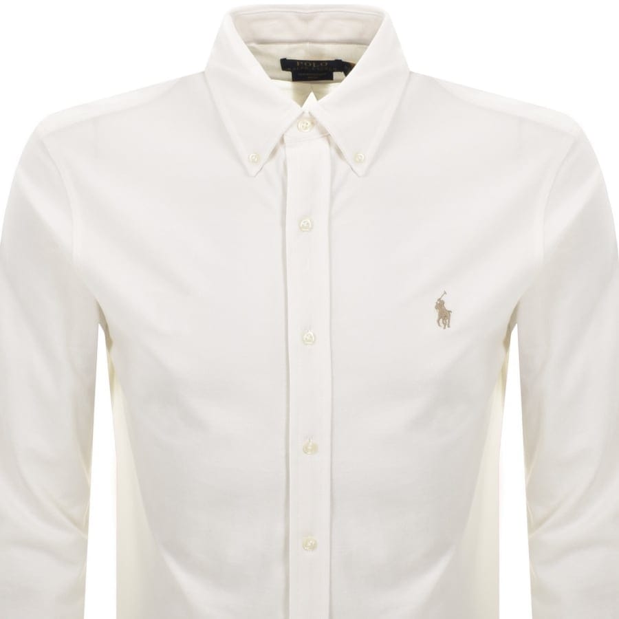 Ralph Lauren Featherweight Mesh Shirt Cream