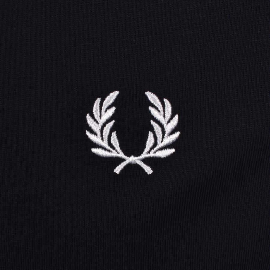 Fred Perry Stripe Tape T Shirt Navy