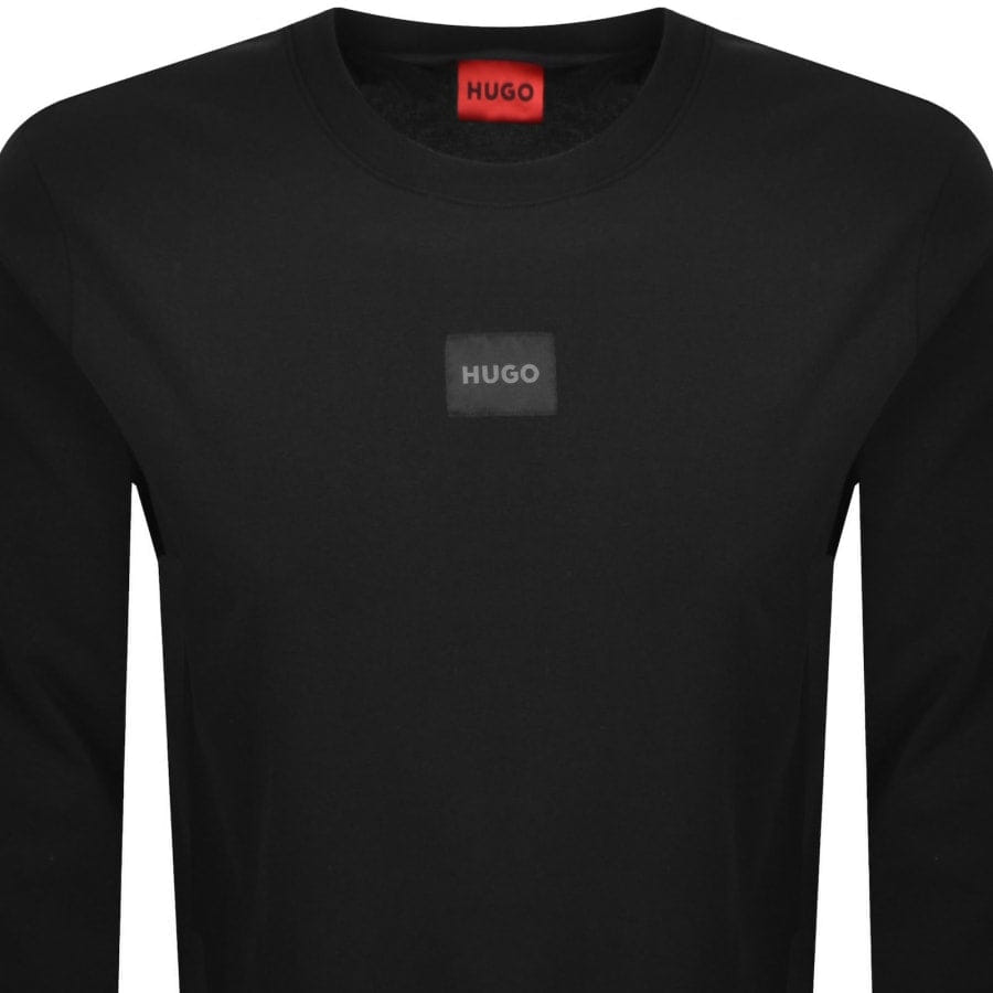 HUGO Mael Long Sleeve T Shirt Black