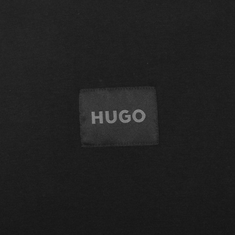 HUGO Mael Long Sleeve T Shirt Black