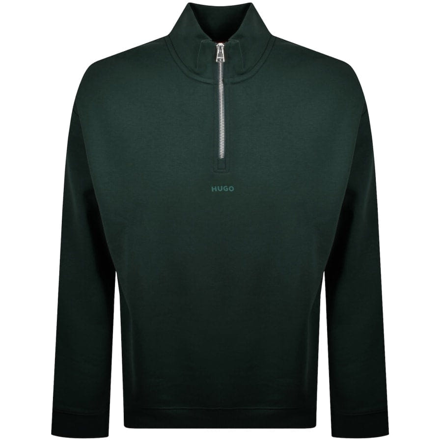 HUGO Durty244 Sweatshirt Open Green