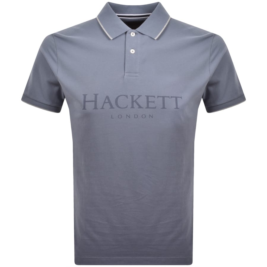 Hackett Heritage Polo T Shirt Blue