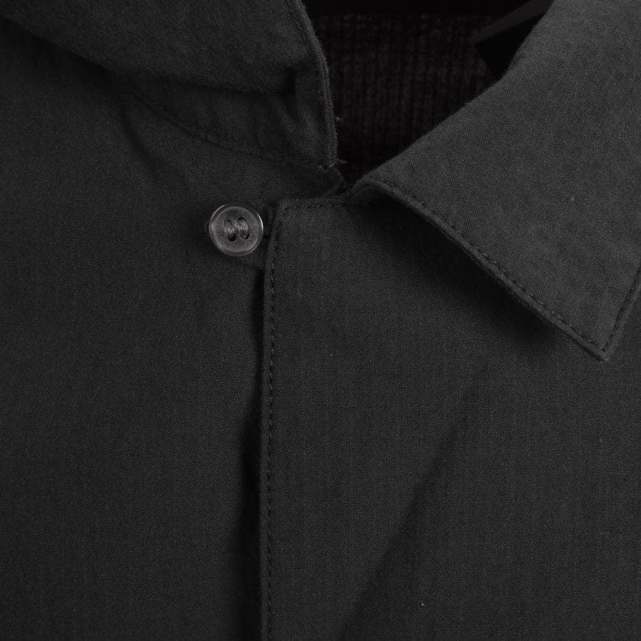 Fred Perry Seersucker Revere Collar Shirt Grey