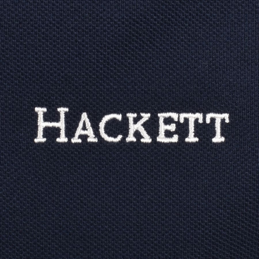 Hackett Heritage Sash Polo T Shirt Navy