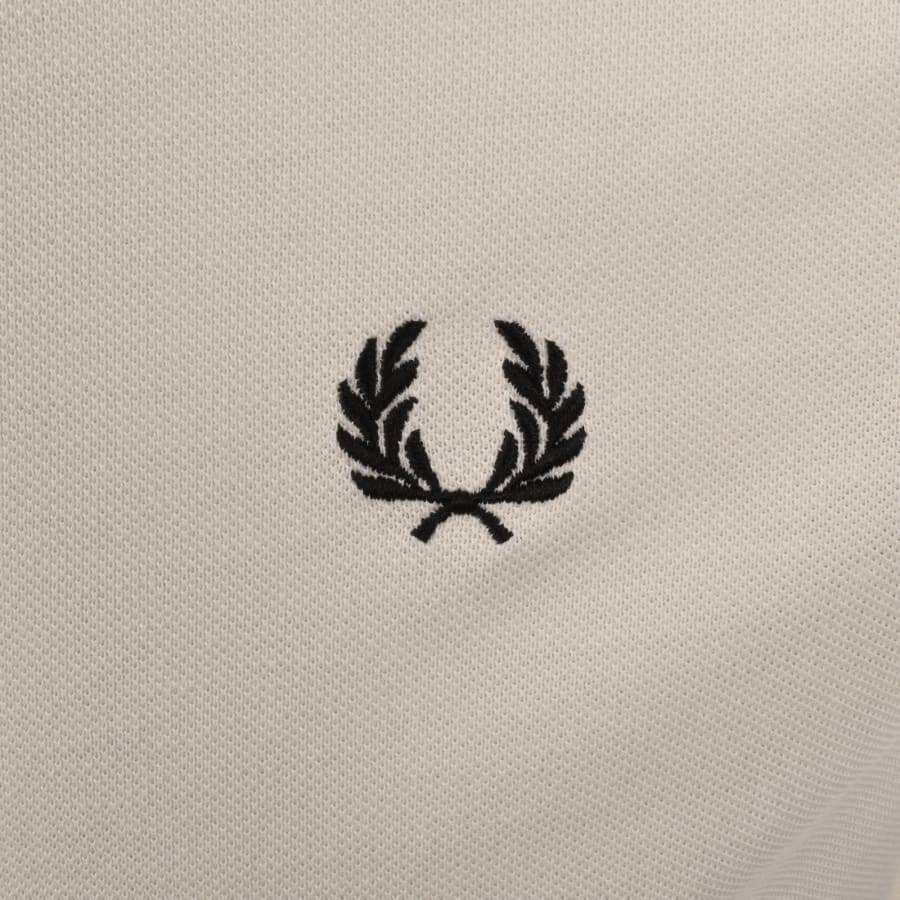 Fred Perry Twin Tipped Cuff T Shirt Cream