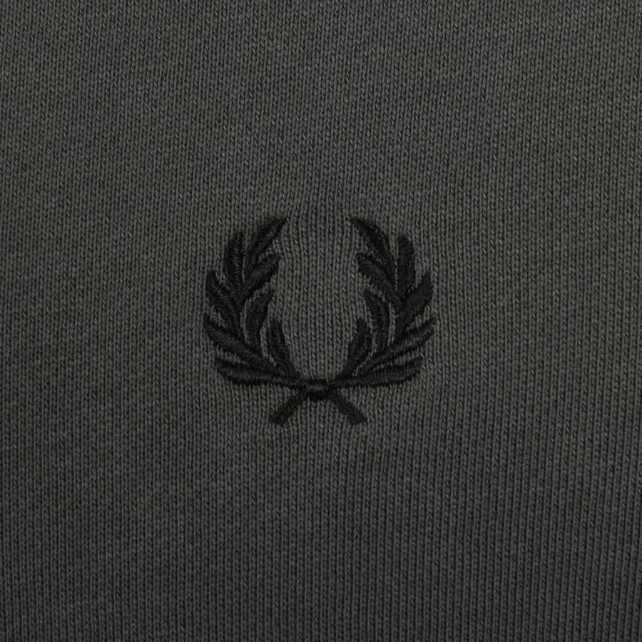 Fred Perry Collared Sweatshirt Green