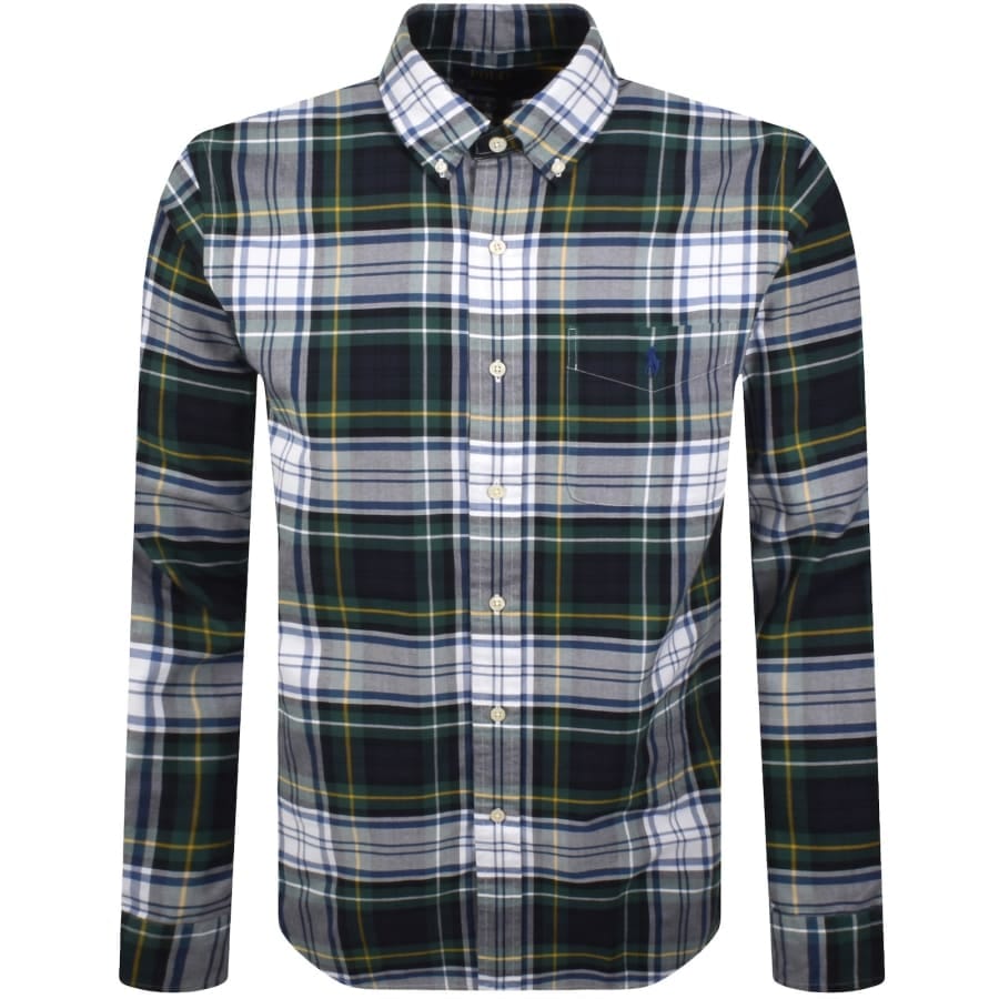 Ralph Lauren Check Long Sleeve Shirt Green