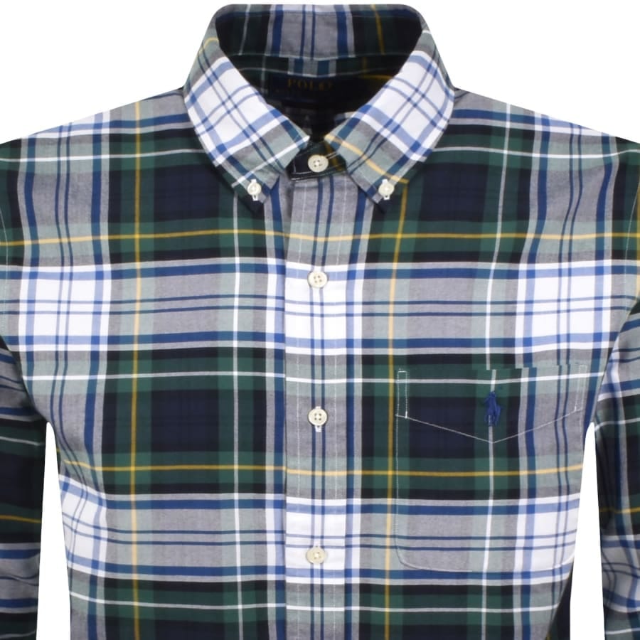 Ralph Lauren Check Long Sleeve Shirt Green