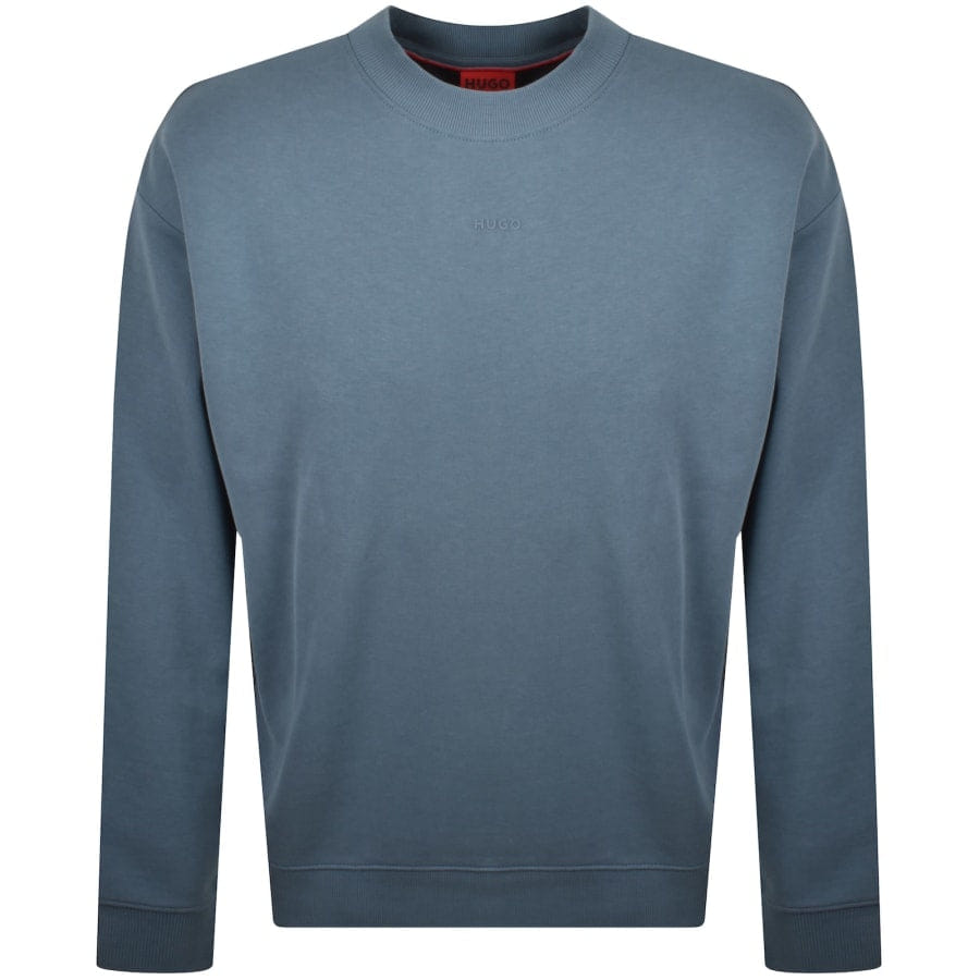 HUGO Dapocrew Relaxed Fit Sweatshirt Blue