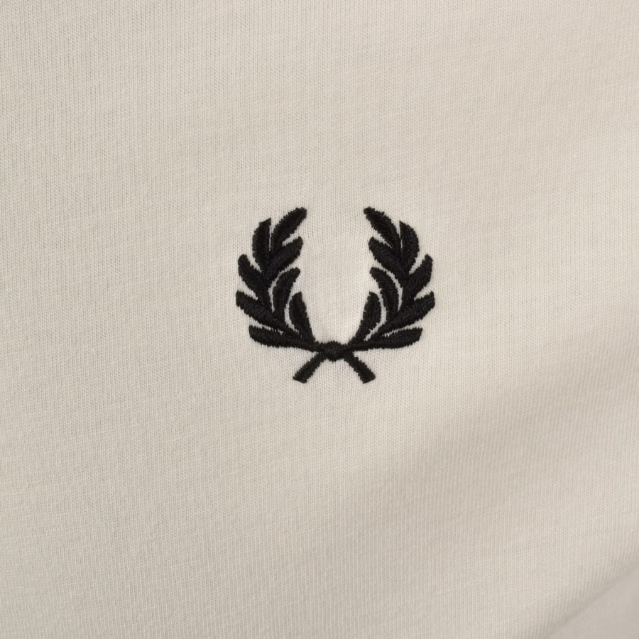 Fred Perry Twin Tipped T Shirt Ecru