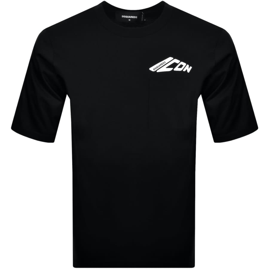 DSQUARED2 Pocket T Shirt Black