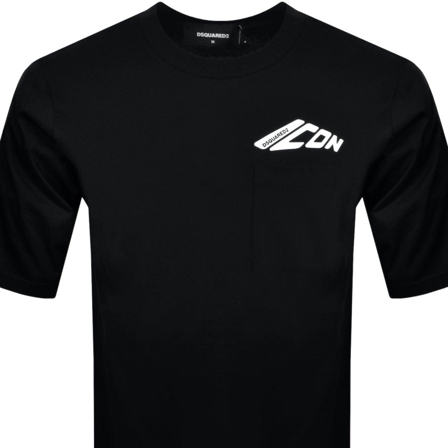 DSQUARED2 Pocket T Shirt Black