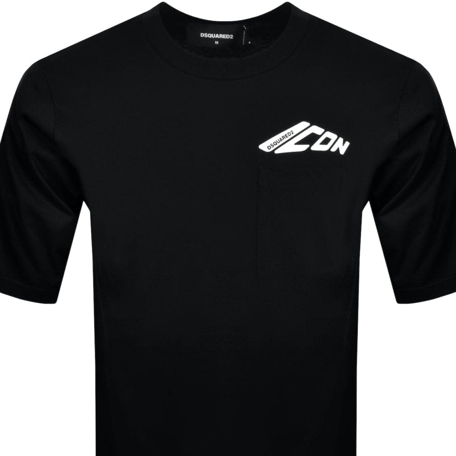 DSQUARED2 Pocket T Shirt Black