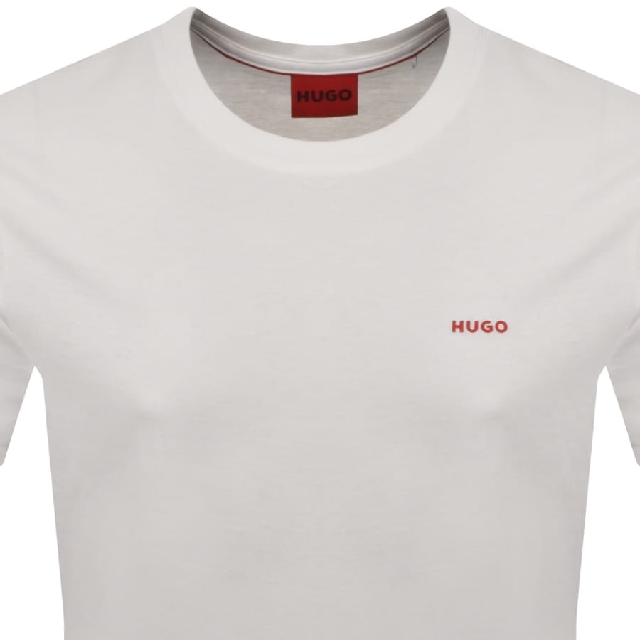 HUGO Dero222 T Shirt Natural White