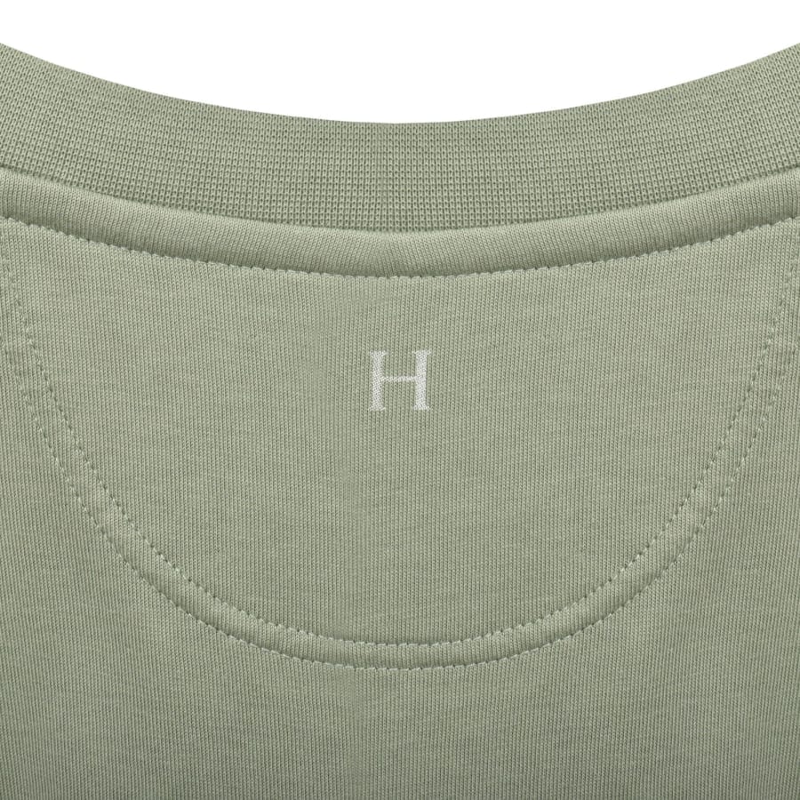 Hackett Small Logo T Shirt Sage Green