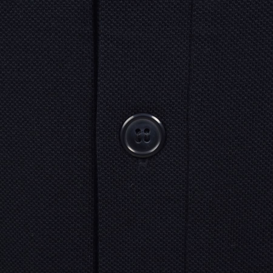 Fred Perry Button Through Polo Shirt Navy